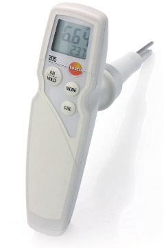 식품 전문가용 pH 측정기 testo205