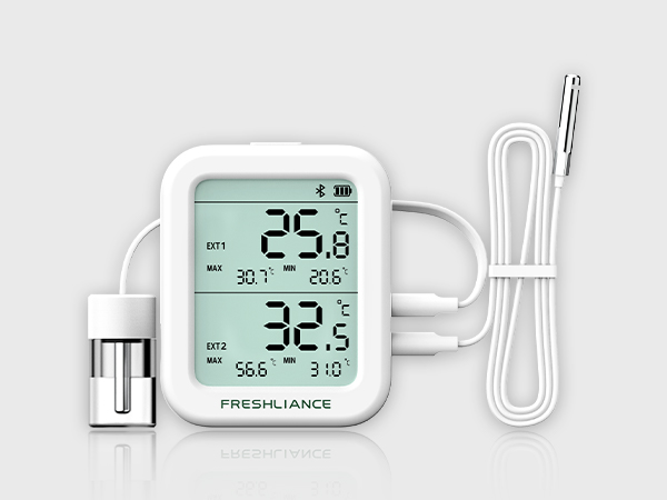 글리콜 용기 온도센서 FRESHLIANCE BLUE TAG TH30 블루투스 데이터로거