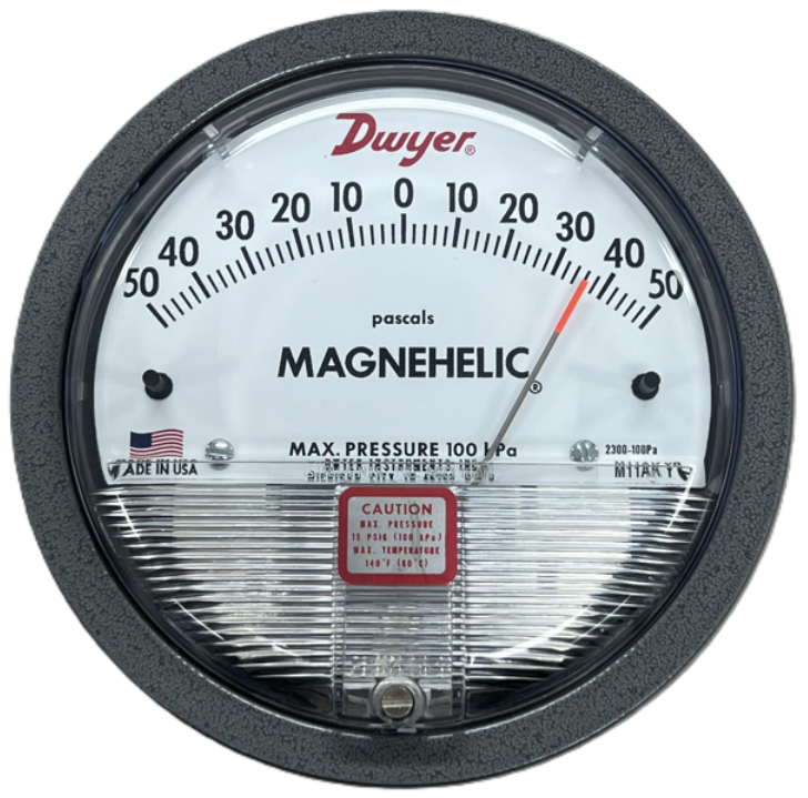 Dwyer 차압계 2300-100PA (50-0-50 Pa)