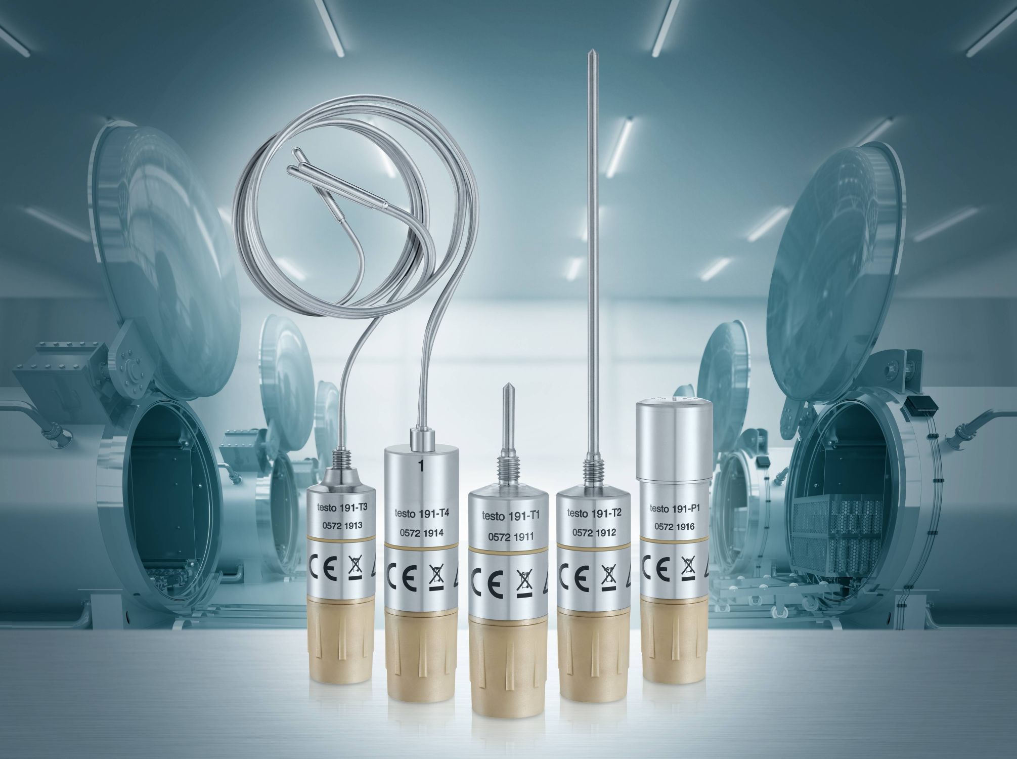 testo 190/191 멸균 및 동결 건조용 데이터 로거