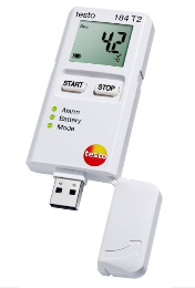 testo 184 T2 운송용 Data Logger